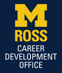 University of Michigan Ross School of Business Career Development Office Logo