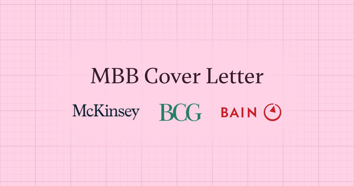 MBB Cover Letter: Creation & Writing
