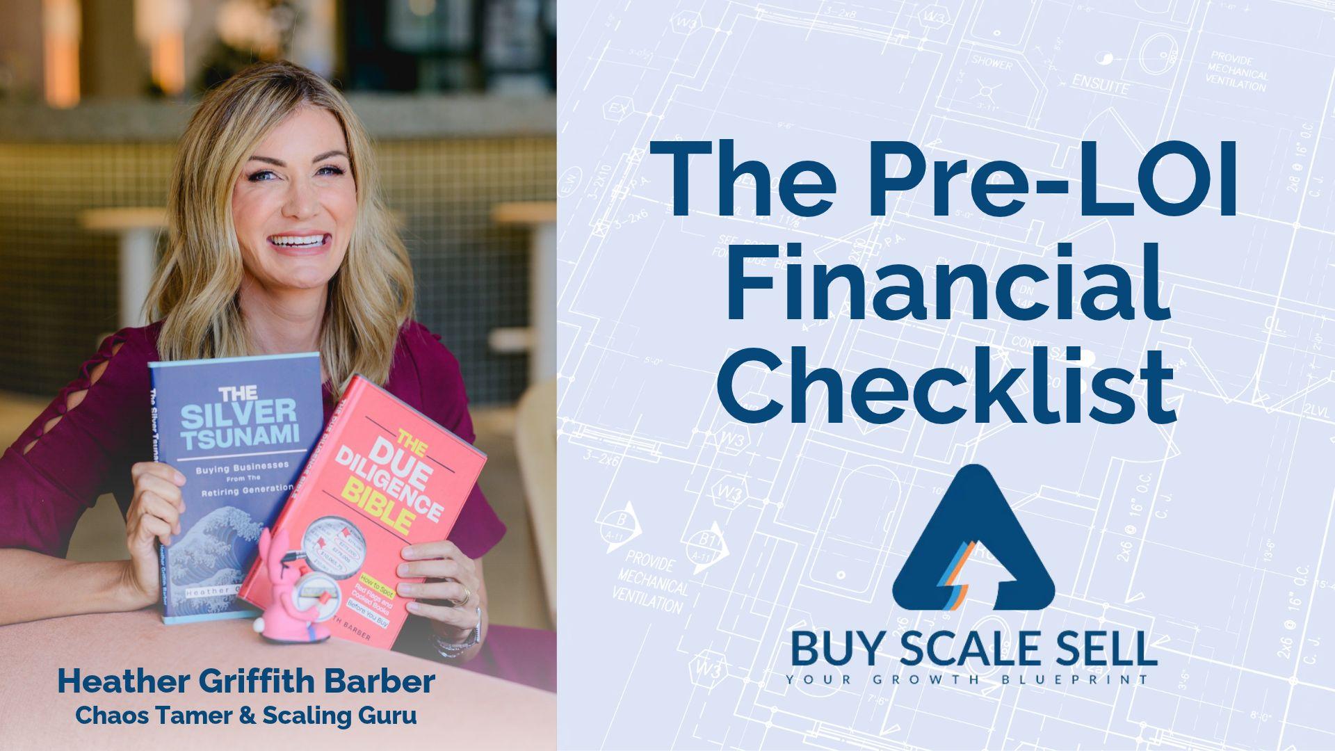Pre-LOI Financial Checklist