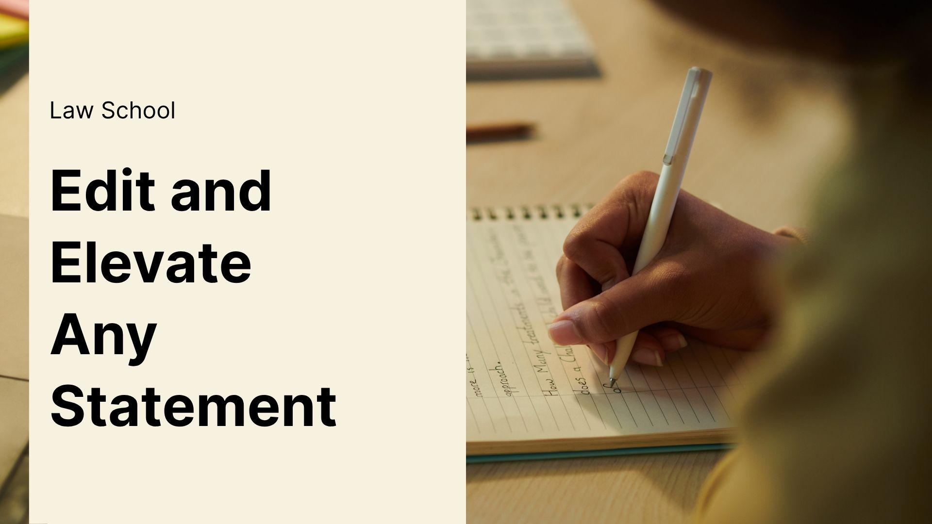 Polish & Pitch: One Statement
