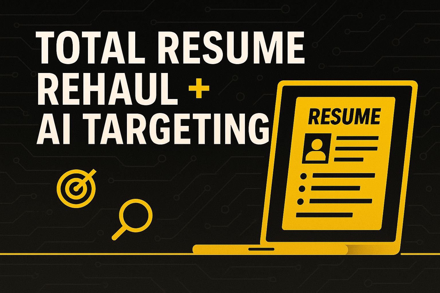 Total Resume Rehaul + AI Targeting