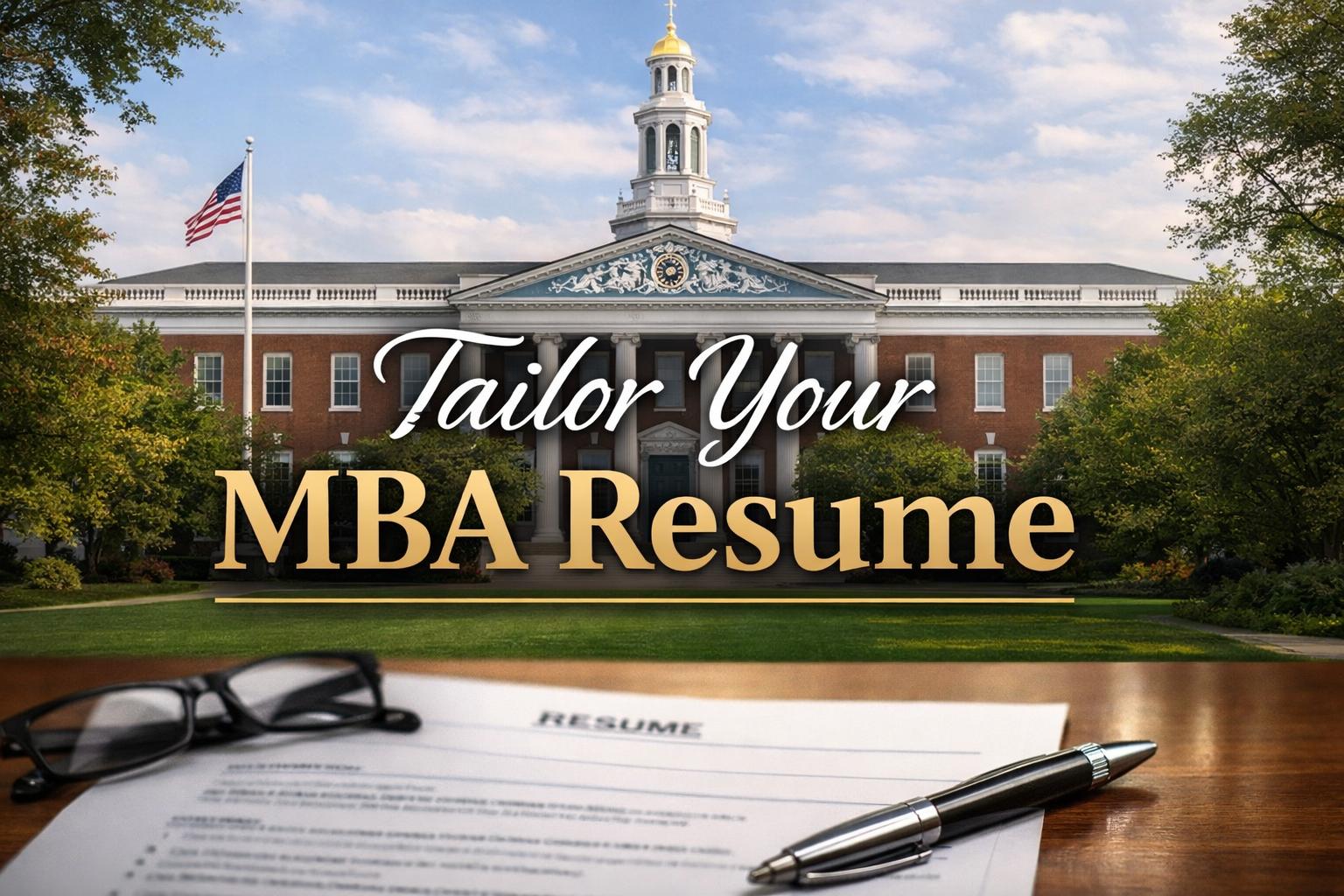Tailor Your MBA Resume