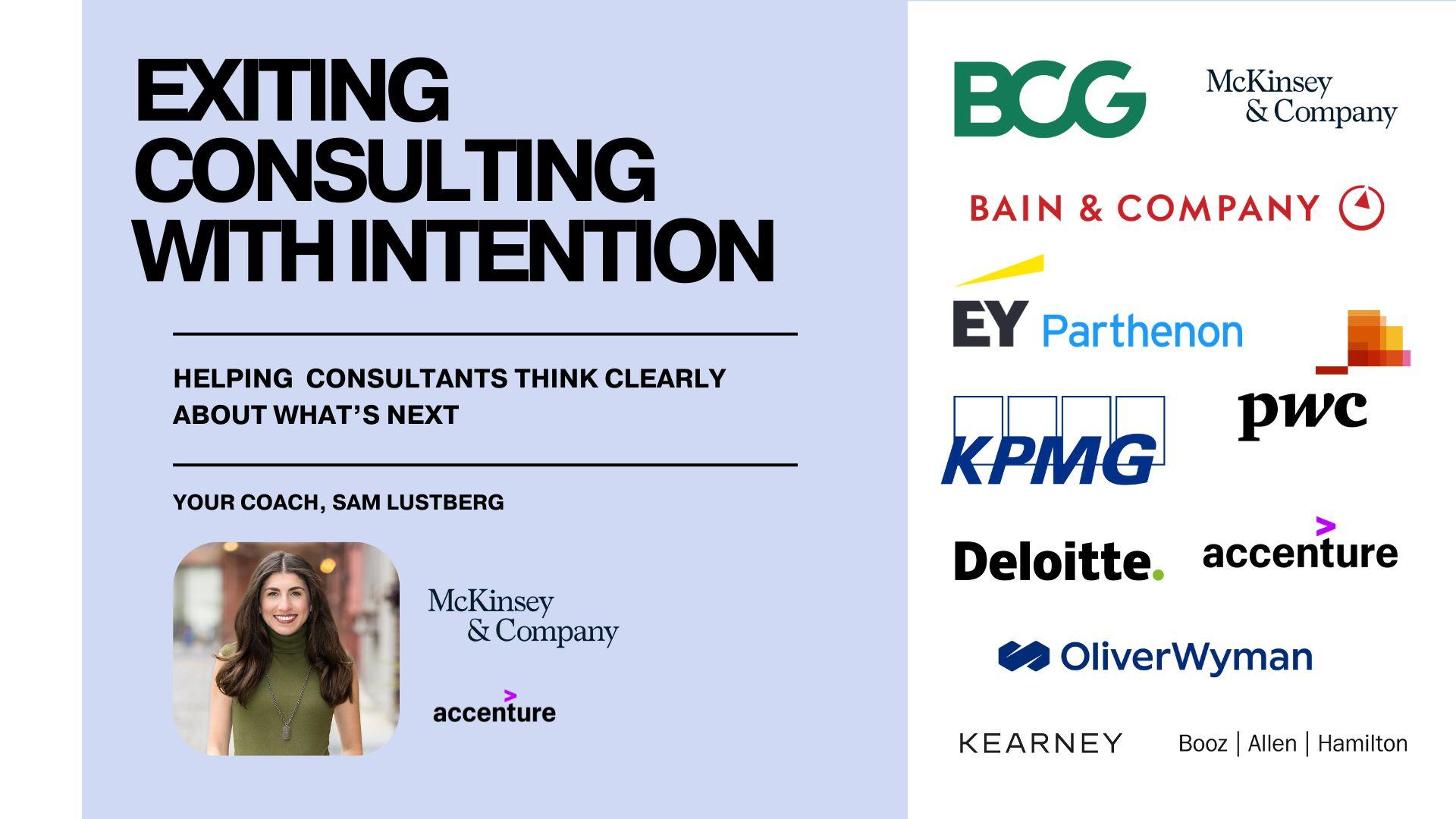 Exiting Consulting with Intention (5 Session Package)