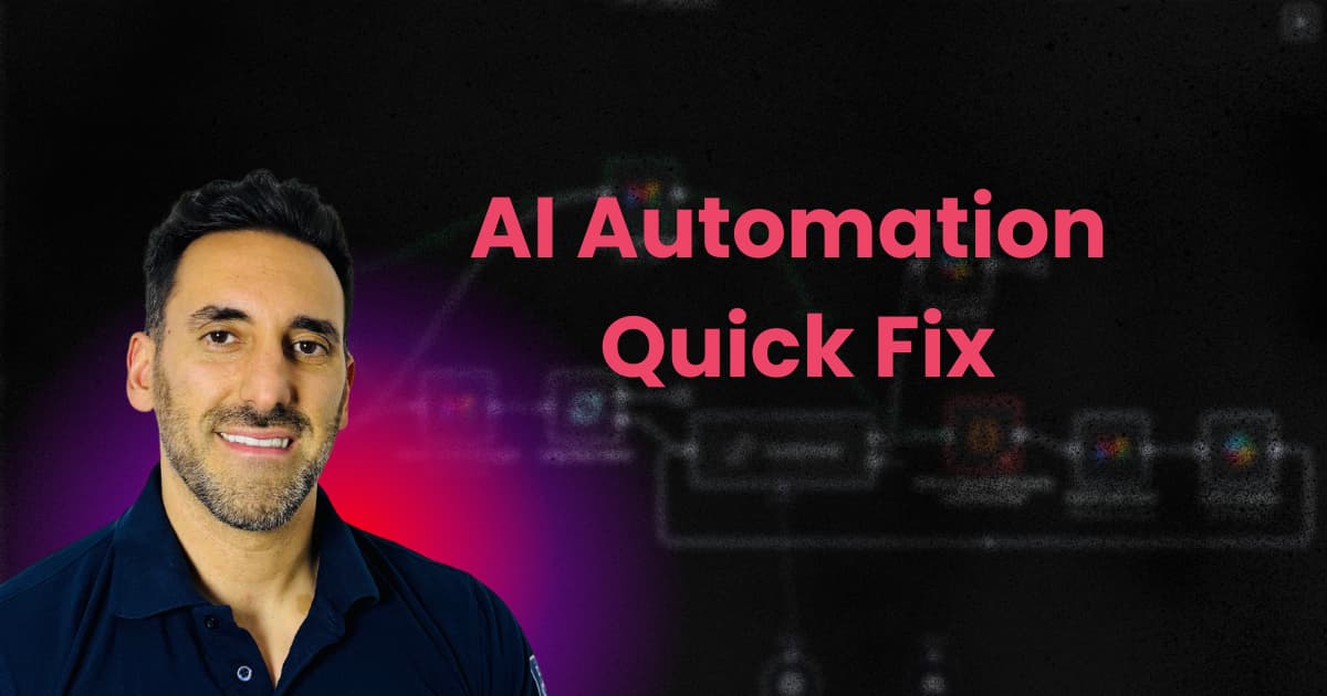 AI Automation Quick Fix