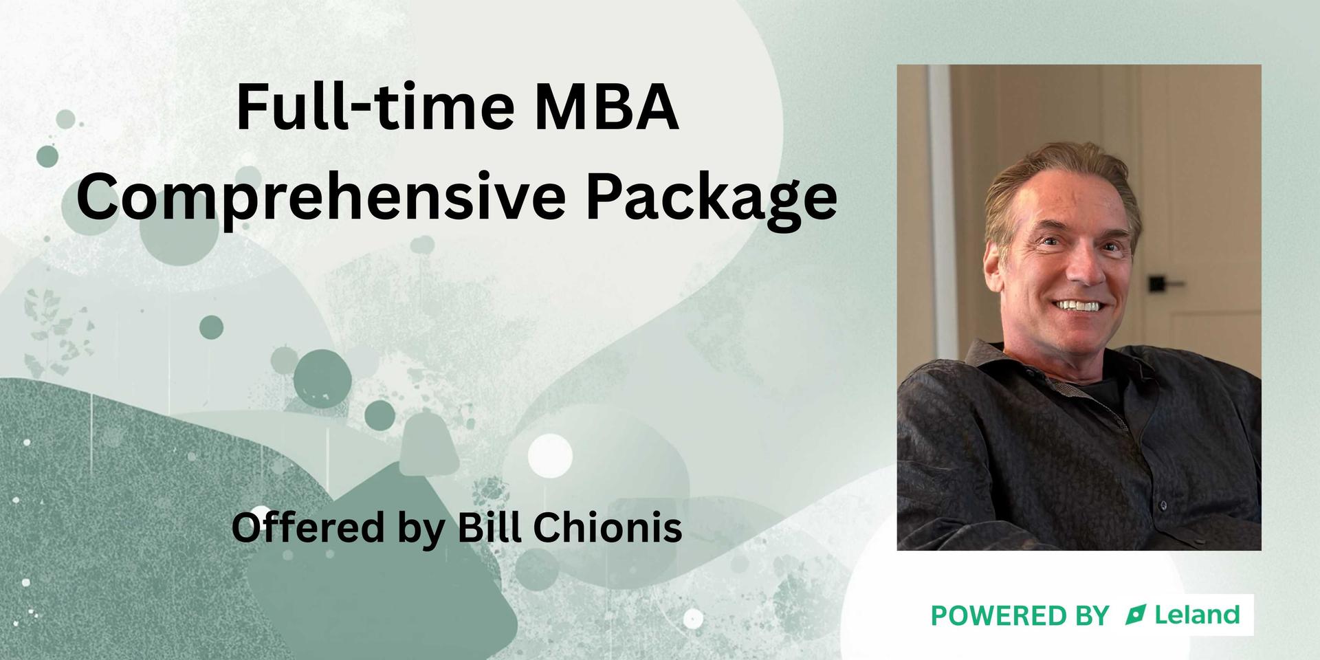 Comprehensive Full-Time MBA Package