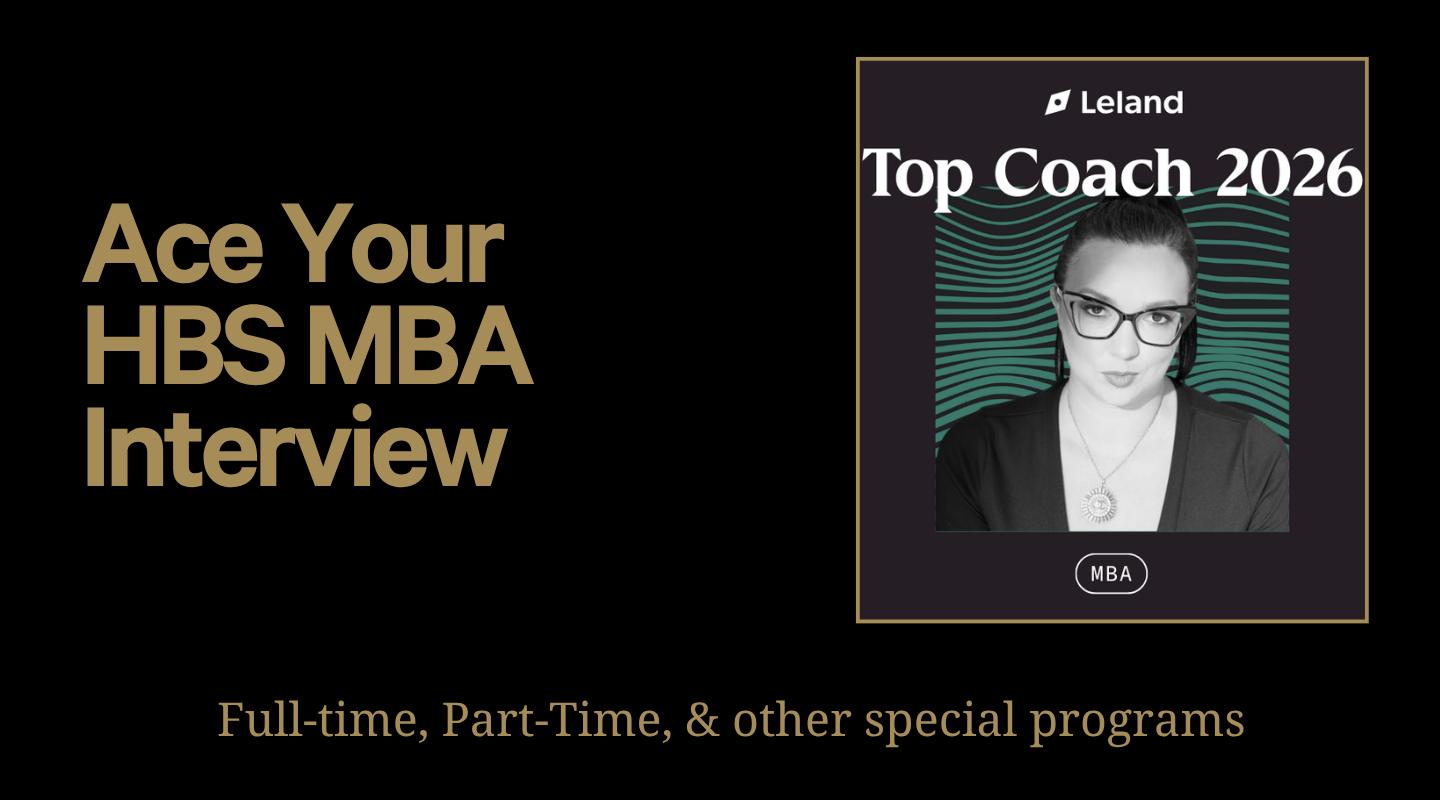 🎓 MBA Admissions | Ace Your HBS Interview