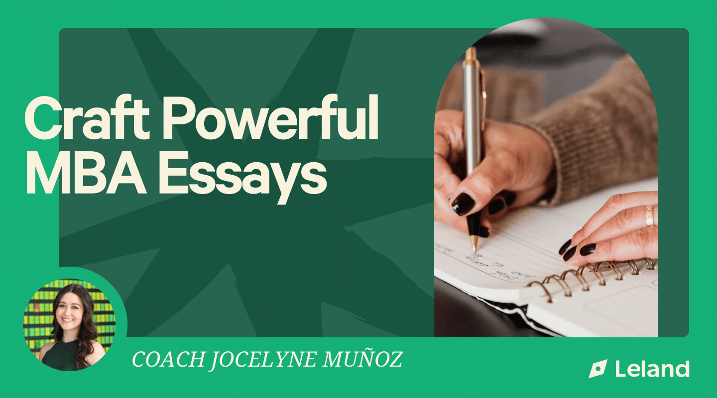Craft Powerful MBA Essays
