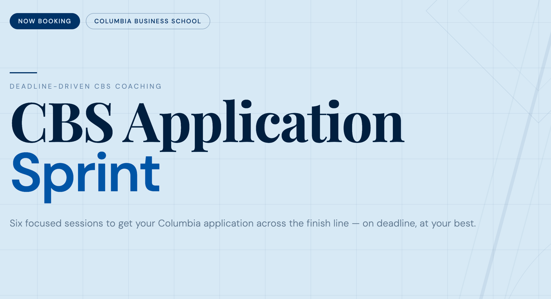 CBS Application Sprint 