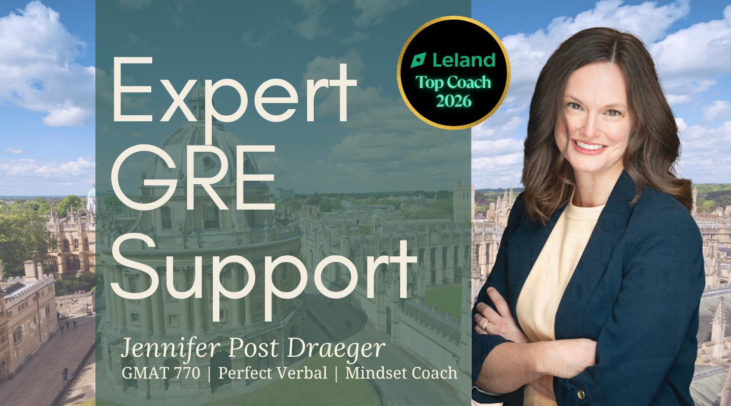 GRE: 6-12 hours of customized coaching