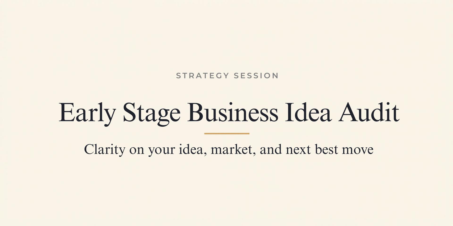 Is Your Business Idea Worth It? Find Out in 30 Minutes