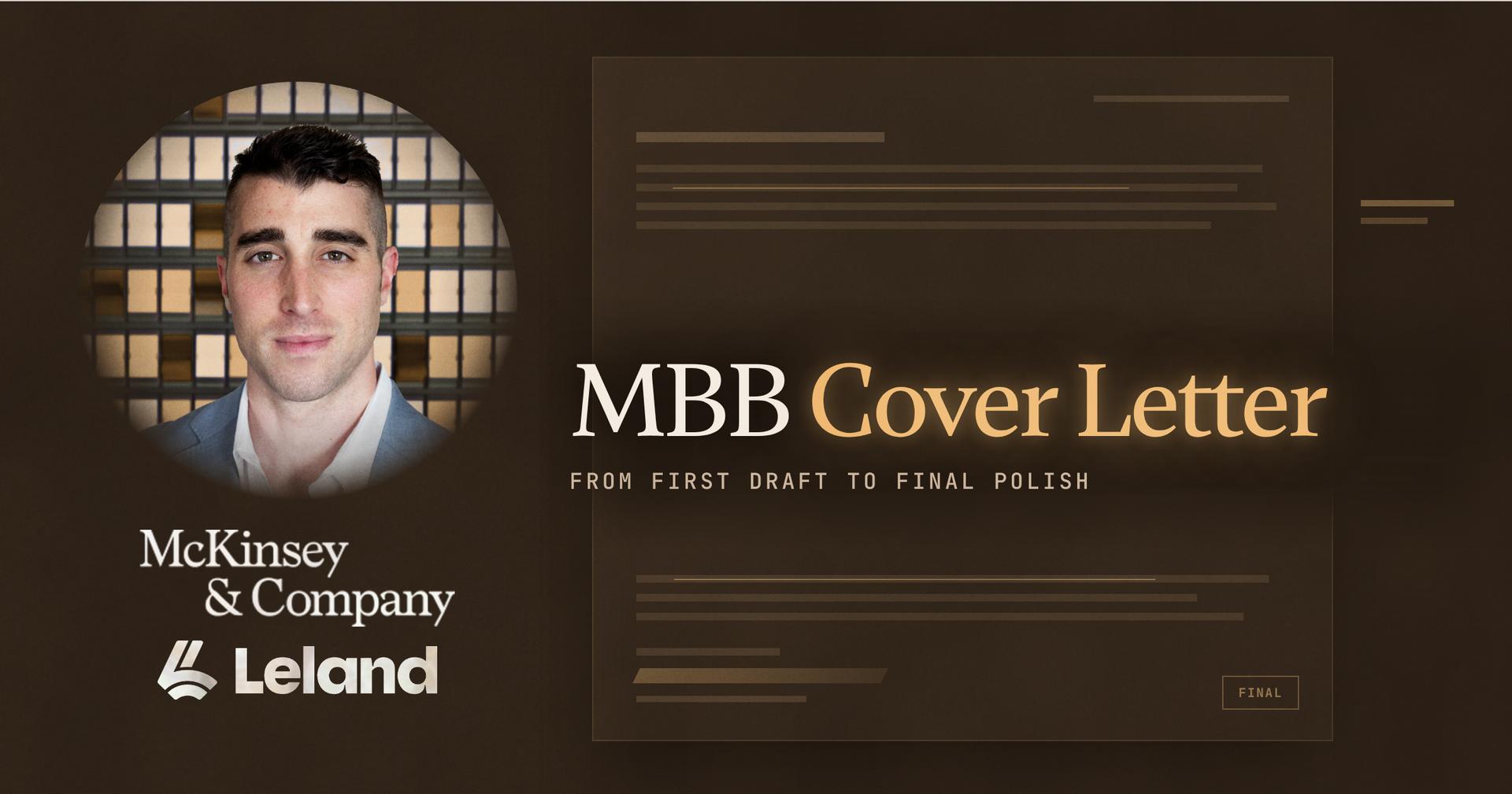 MBB Cover Letter: Creation & Writing
