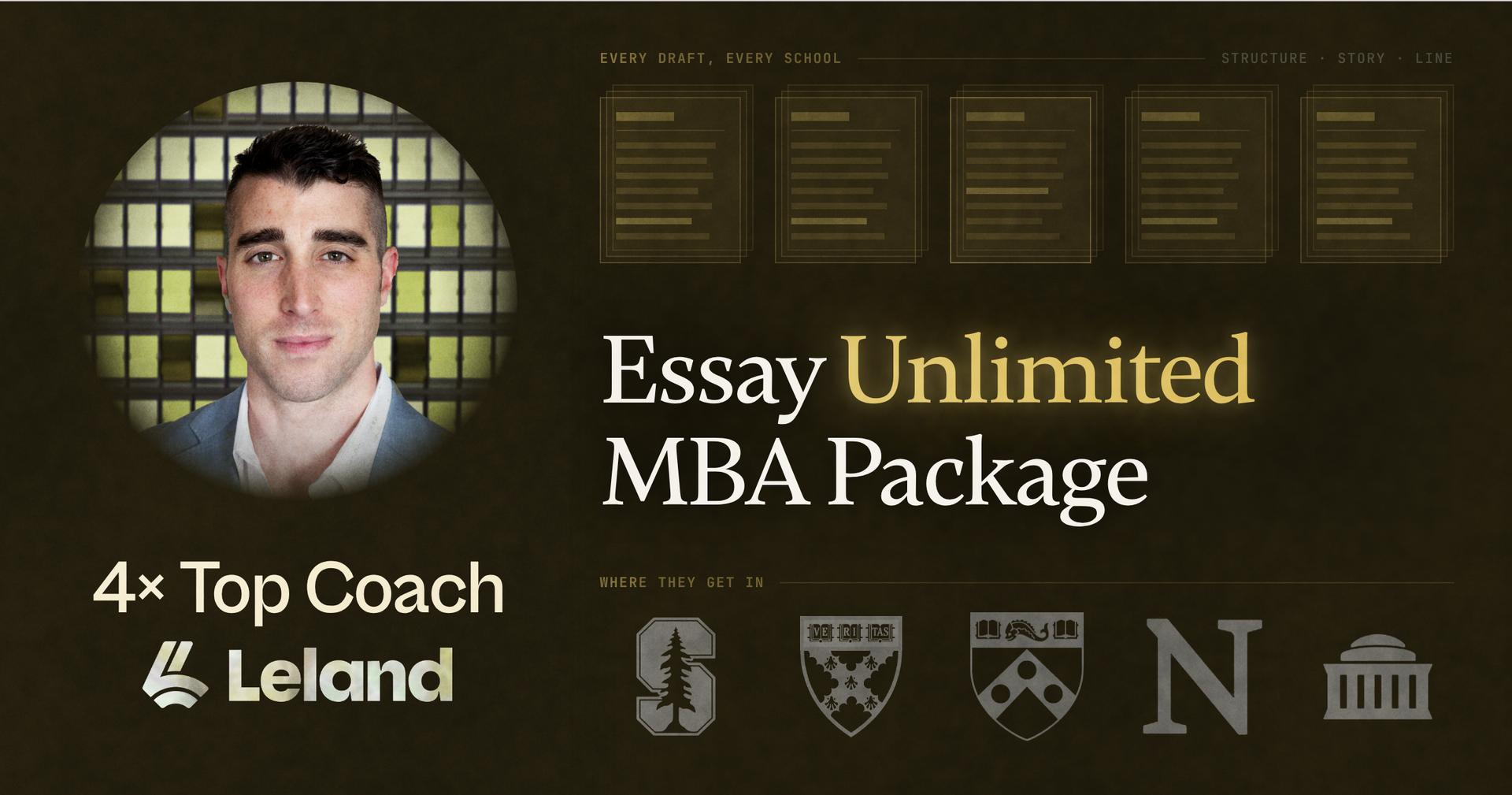 Essay Unlimited MBA Package