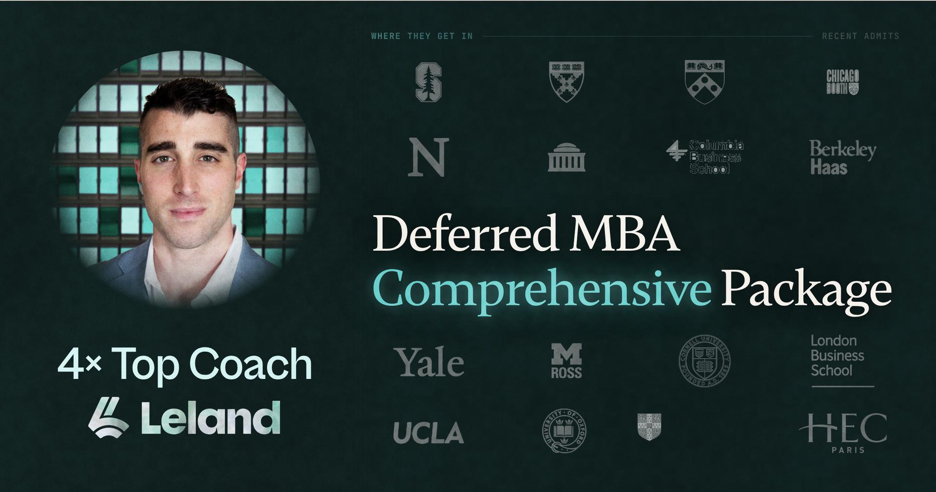 Deferred MBA Applications | Comprehensive Package