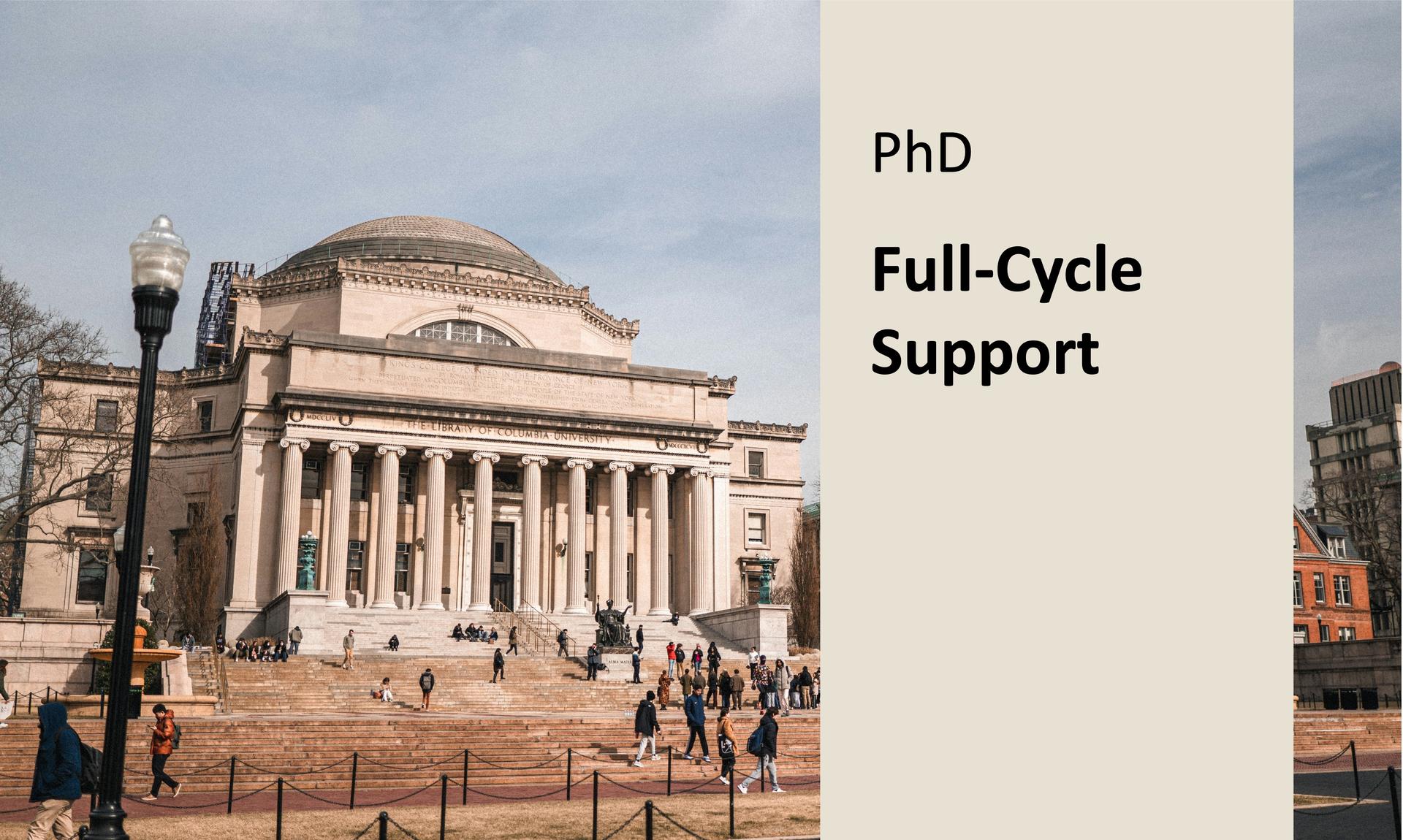 Full-Cycle Support (PhD): 5 Live Sessions