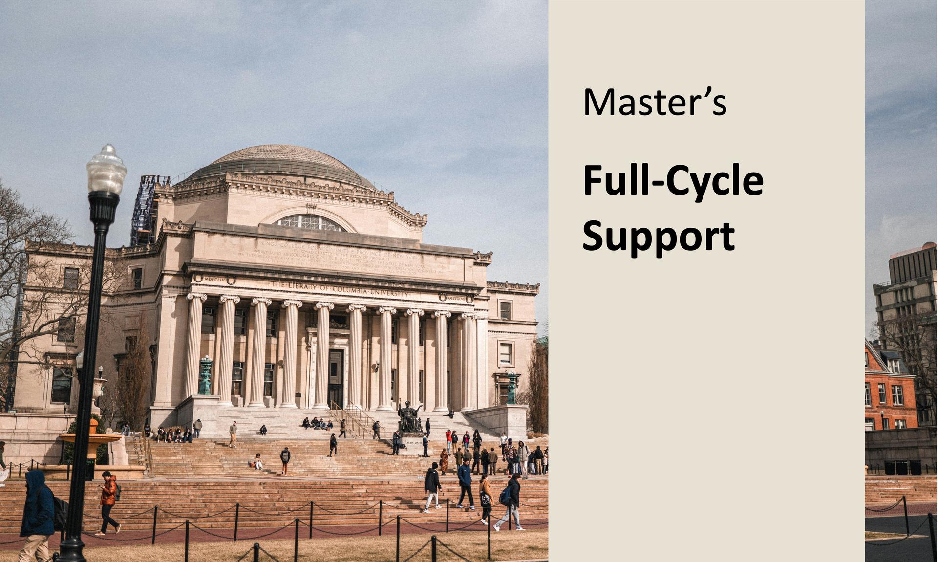 Full-Cycle Support (Master's): 5 Live Sessions
