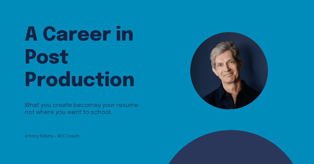 A Career in Post Production