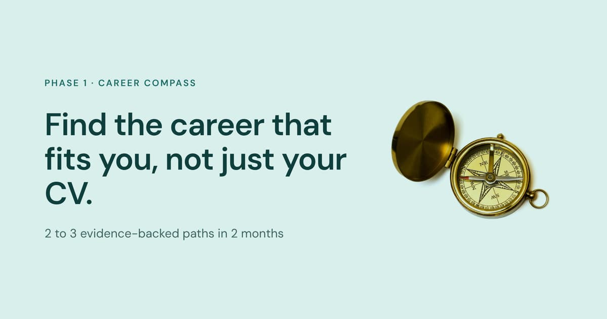 Find the Career That Fits You, Not Just Your CV: 2-3 Evidence-Backed Paths
