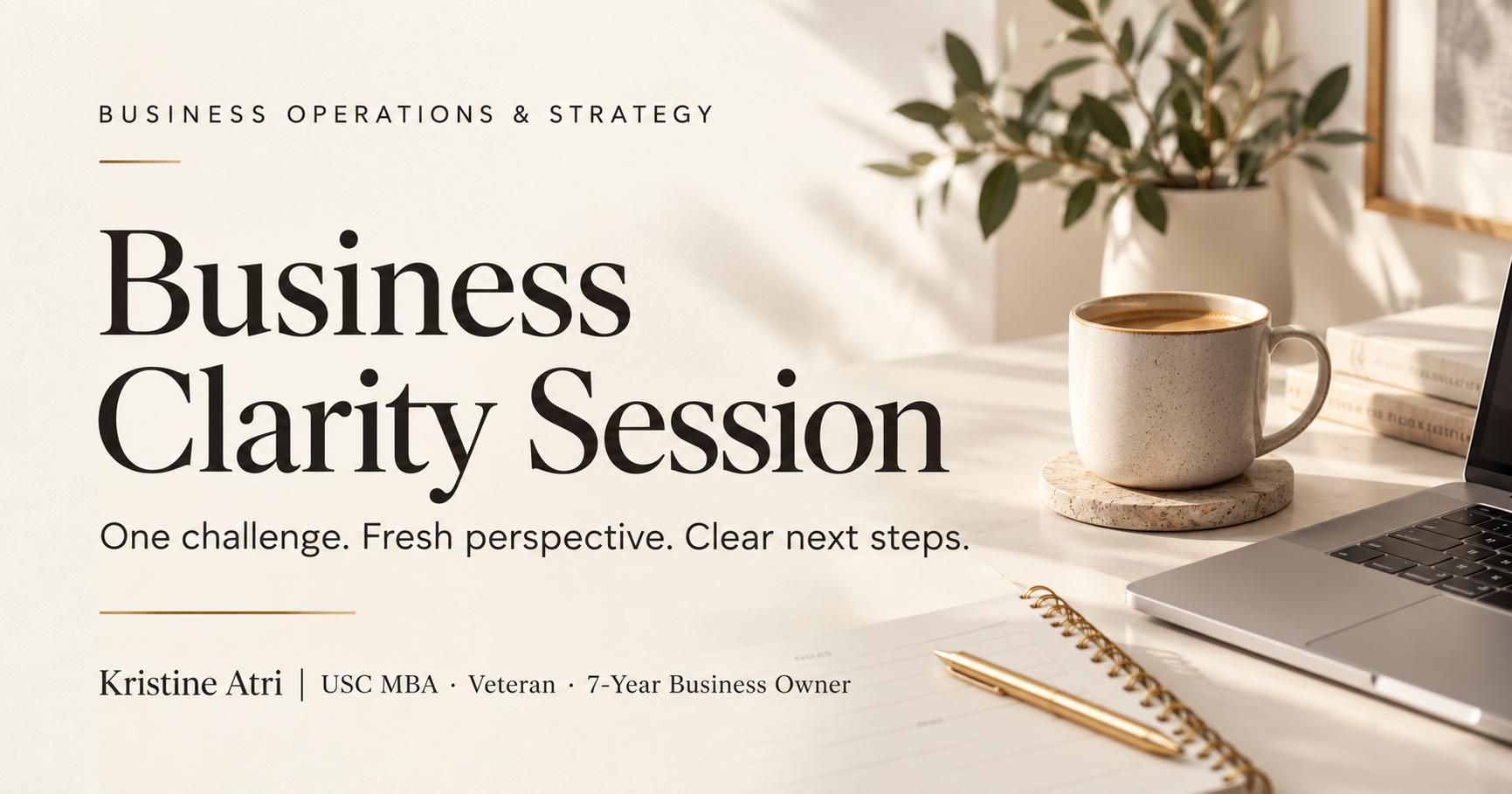 Business Clarity Session – Get Unstuck & Find Your Next Steps