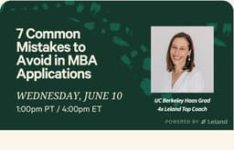 7 Common Mistakes to Avoid in MBA Applications