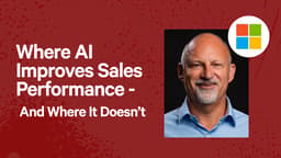 Where AI Improves Sales Performance - And Where It Doesn’t
