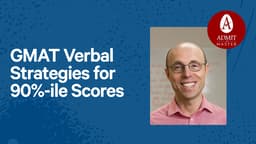 GMAT Verbal strategies for 90%-ile scores