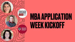 MBA Application Week Kickoff