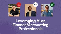 Leveraging AI as Finance/Accounting Professionals