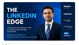 The LinkedIn Edge: Techniques to craft a LinkedIn profile that gets noticed.