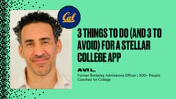 3 Things to Do (and 3 to Avoid) for a Stellar College App