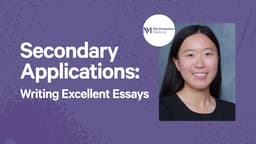 Secondary Applications: Writing Excellent Essays