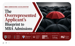 The Overrepresented Applicant’s Blueprint to MBA Admissions