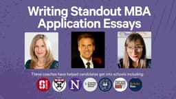 Writing Standout MBA Application Essays