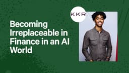Becoming Irreplaceable in Finance in an AI World