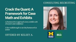 Crack the Quant: A Framework for Case Math and Exhibits