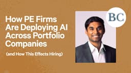 How PE Firms Are Deploying AI Across Portfolio Companies (and How This Effects Hiring)