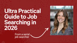 Ultra Practical Playbook for Job Searching in 2026