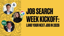 Job Search Week Kickoff: Land Your Next Job in 2026