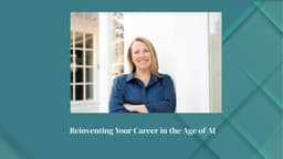 Reinventing Your Career in the Age of AI