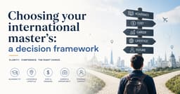Choosing your international master's: a decision framework
