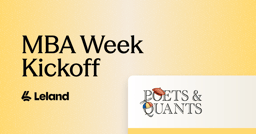 MBA Week Kickoff in Partnership with Poets&Quants