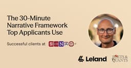 The 30-Minute Narrative Framework Top Applicants Use