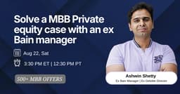 Solve a MBB Private equity case with an ex Bain manager