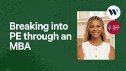 Breaking into PE through an MBA