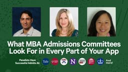 What MBA Admissions Committees Look For in Every Part of Your App