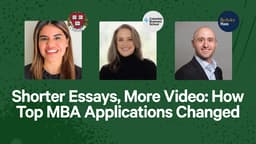 Shorter Essays, More Video: How Top MBA Applications Changed