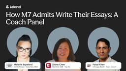 How M7 Admits Write Their Essays: A Coach Panel