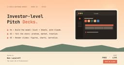 Build an Investor-Level Pitch Deck with Claude, Excel & PowerPoint