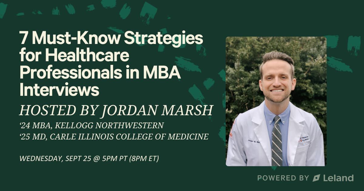 7 Must-Know Strategies for Healthcare Professionals in MBA Interviews