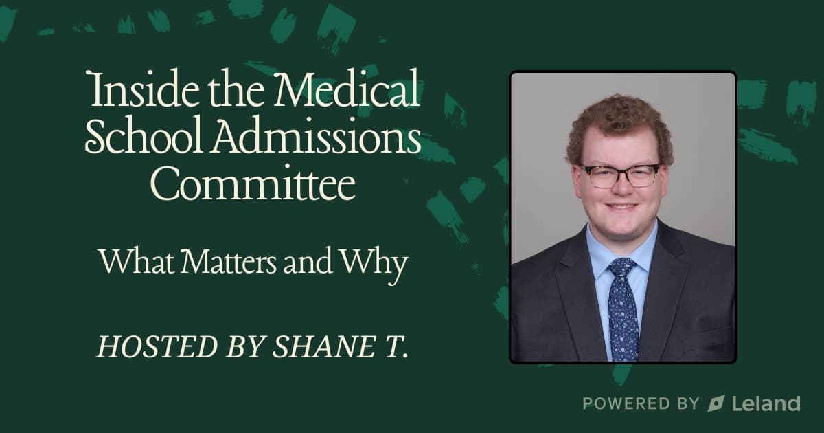Inside the Medical School Admissions Committee: What Matters and Why