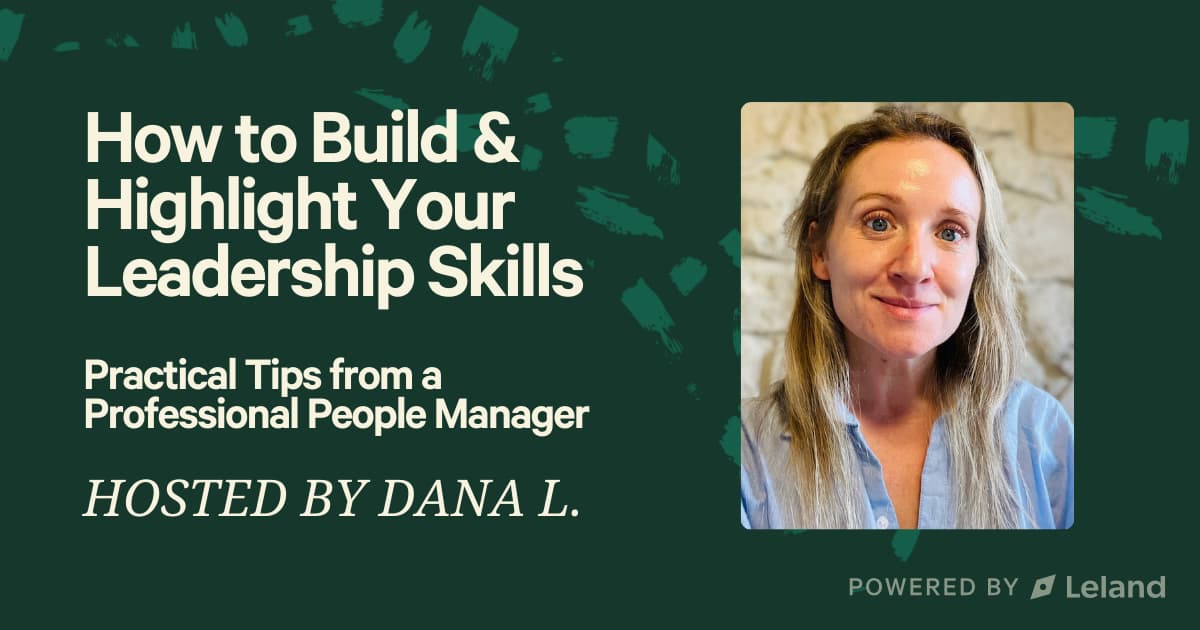 How to Build & Highlight Your Leadership Skills